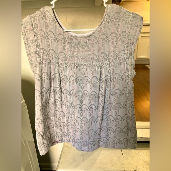 Ace & Jig Tops - Ace & Jig Charm/Raffia Top. Rare! I posted a pic of the reverse version.